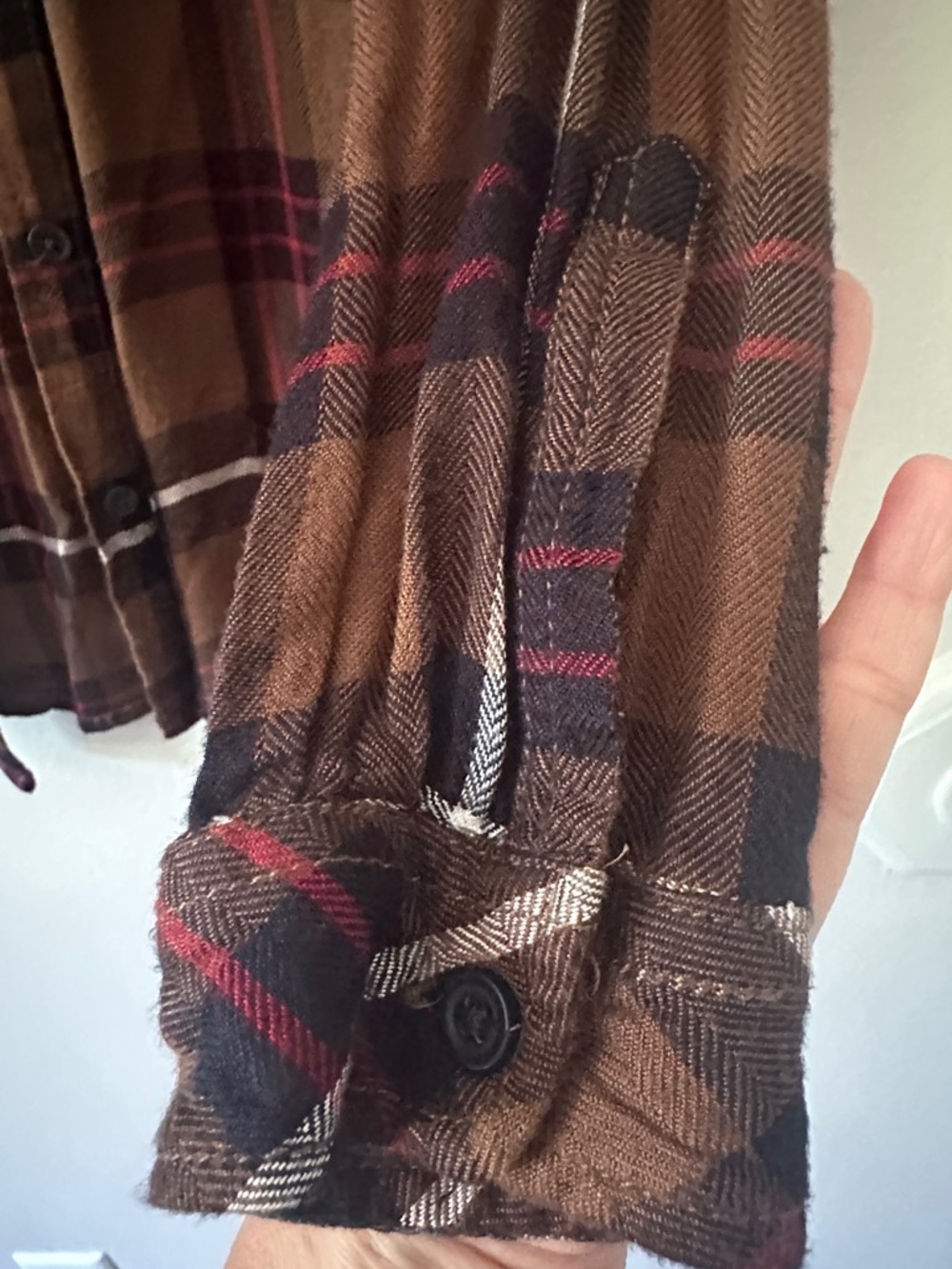 beachlunchlounge Brown Plaid Button-Down Shirt - Picture 5 of 8